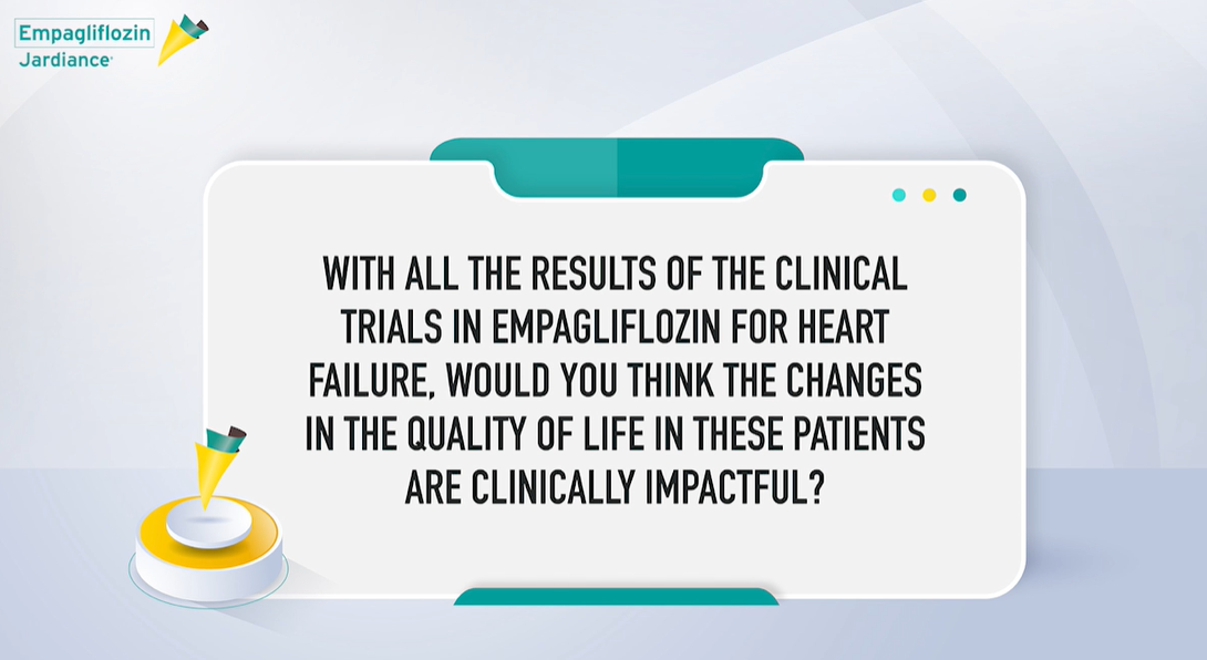 JRDHF||Empagliflozin JARDIANCE improves QoL of HF patients